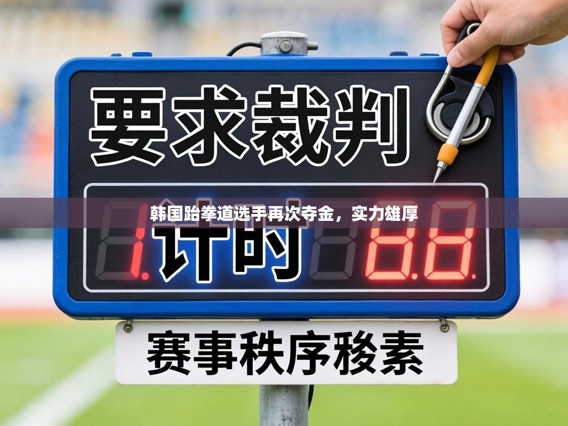 韩国跆拳道选手再次夺金,实力雄厚 第2张